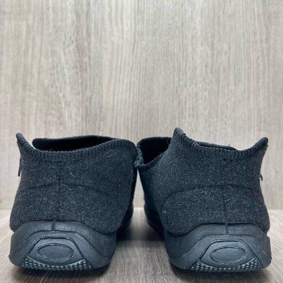 Lesvago Shoes Mens Size 10 Diabetic Slipper Adjustable Slip On Comfort Black - Picture 4 of 12